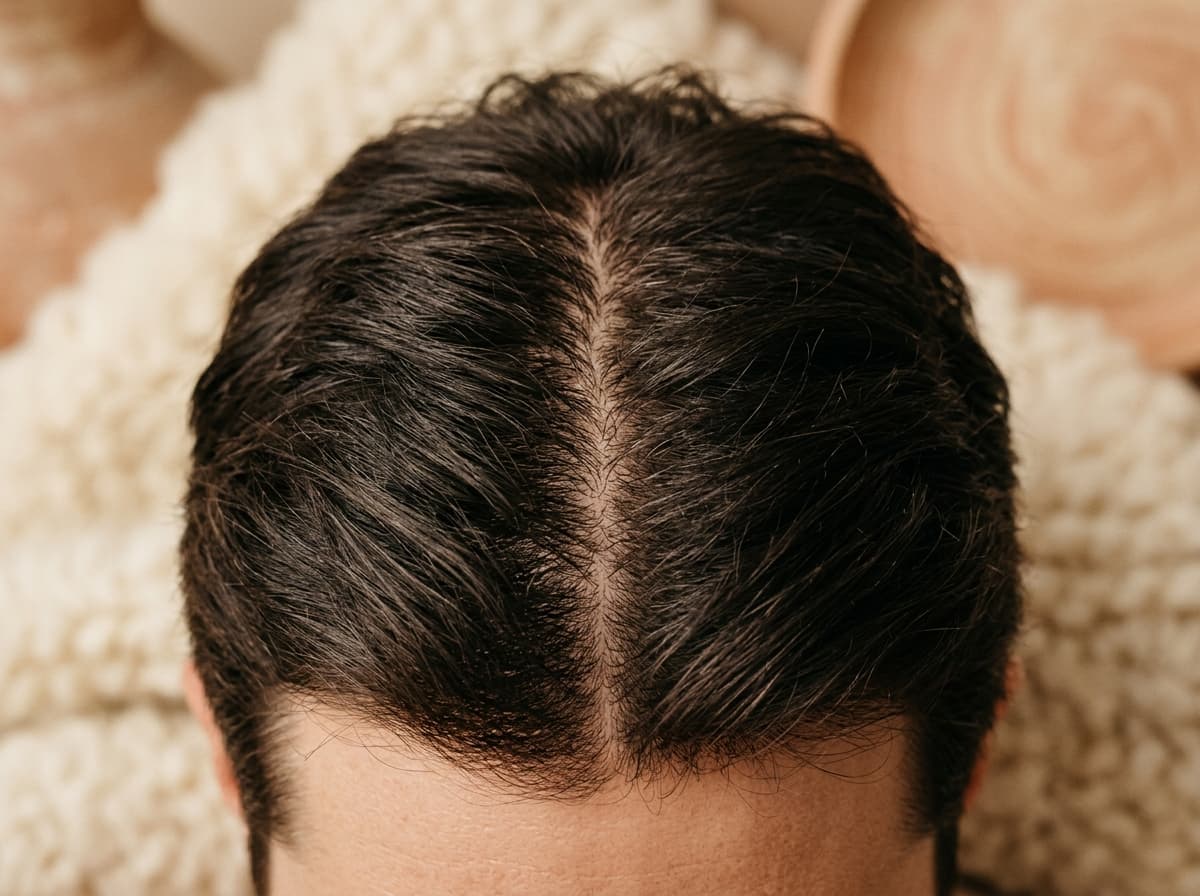 Cuero cabelludo masculino — Maysoon