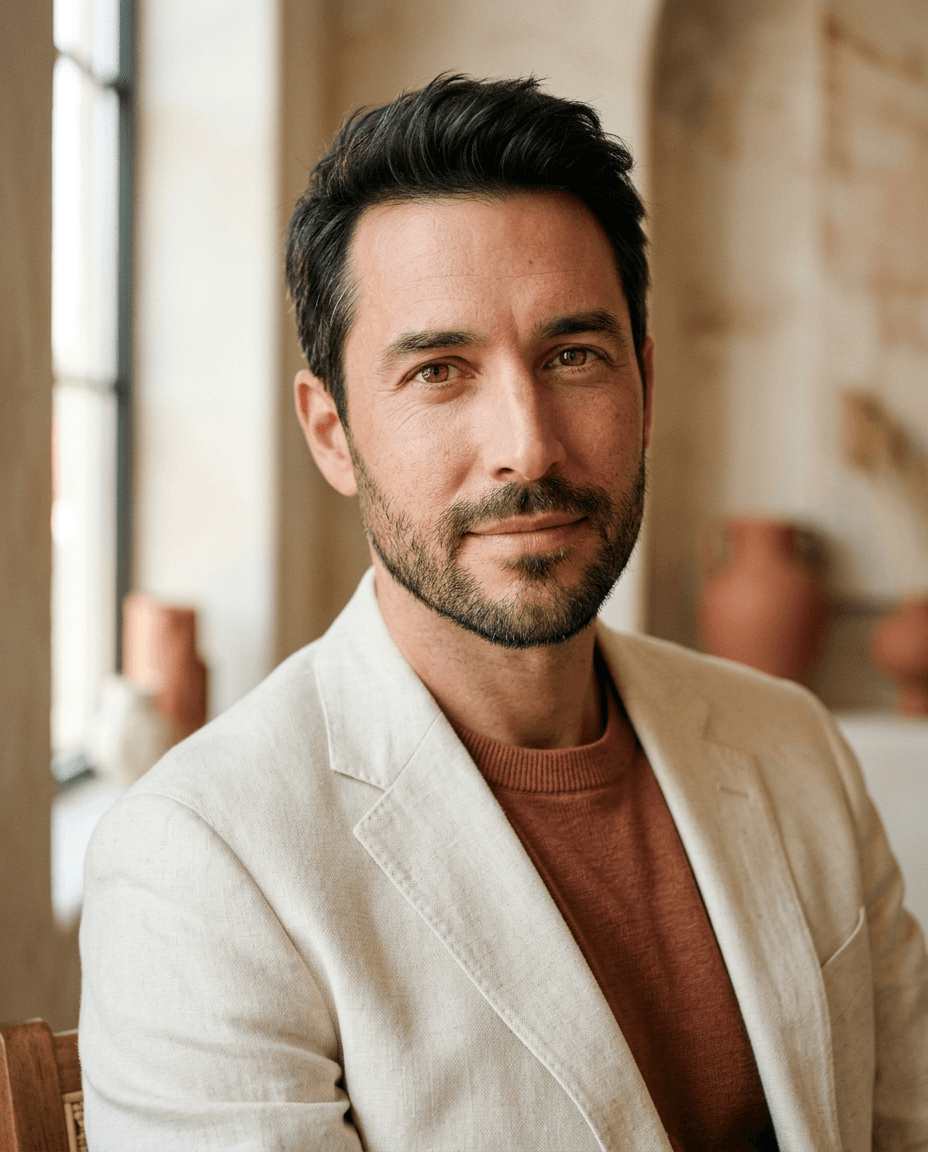 Retrato editorial masculino — Maysoon
