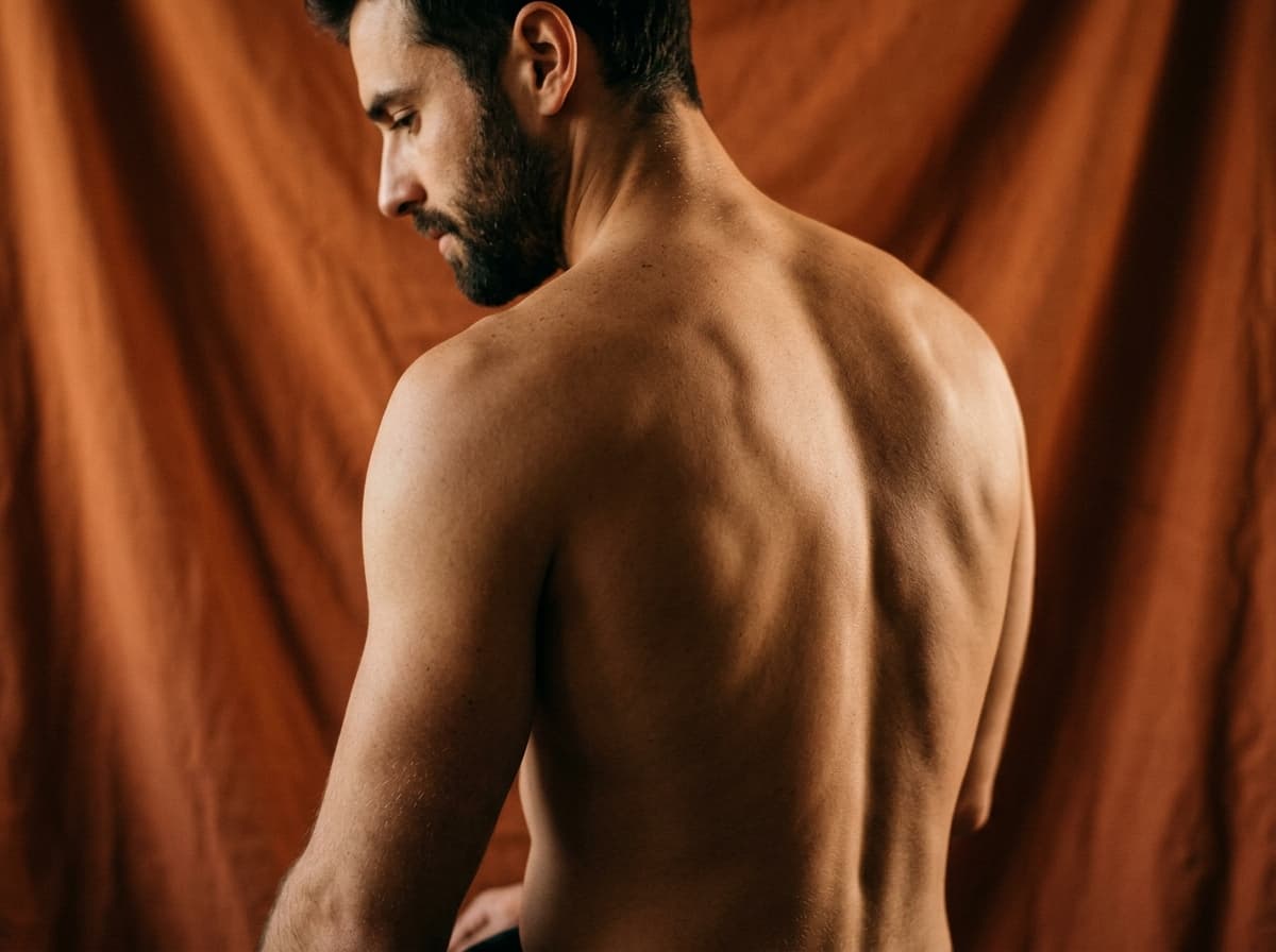 Espalda y glúteos masculinos — Maysoon